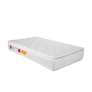 Colchão Orthocrin de Espuma D45 Royal Plus Pillow Top Pró Saúde Duplo Selado INMETRO e INER Altura 24CM